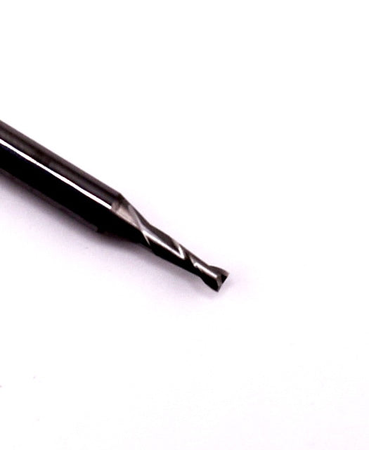 1610-0625.188 Kyocera 1/16" Carbide 2 Flute End Mill 0.0625 Diameter .188" Flute 1.50" Length .125" Shank