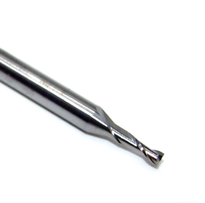 1610-0625.188A1 Kyocera 1/16" Carbide 2 Flute End Mill Low Cobalt 0.0625 Diameter .188" Flute 1.50" Length .125" Shank