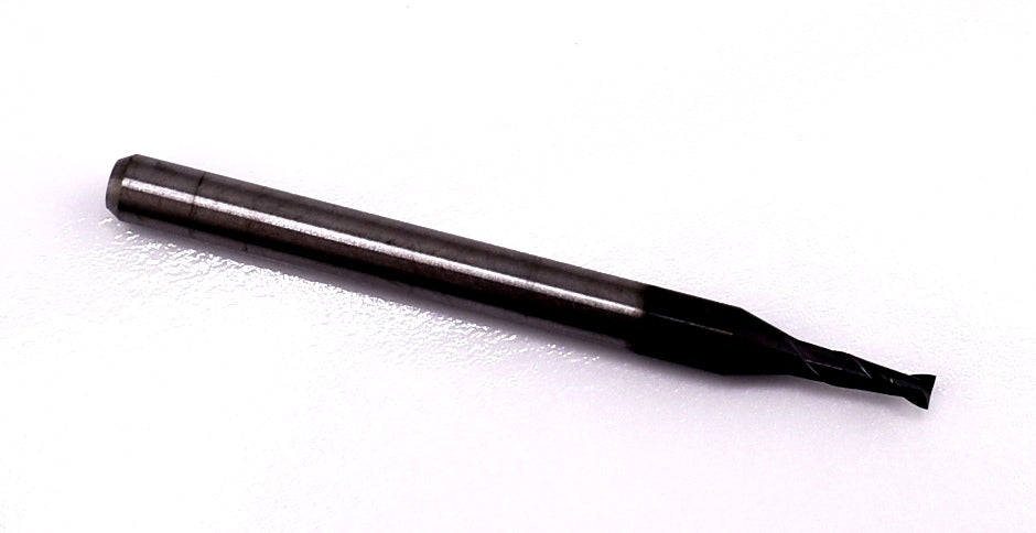 1610-0625D188 Kyocera 1/16" Carbide 2 Flute End Mill DLC Coated 0.0625 Diameter .188" Flute 1.50" Length .125" Shank