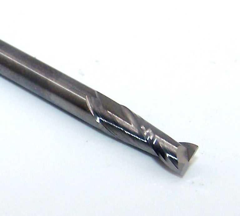 0.1250" CARBIDE END MILL 2 FLUTE 1/8" DIA .375"LOC- KYOCERA MICROTOOLS 1610-1250.375