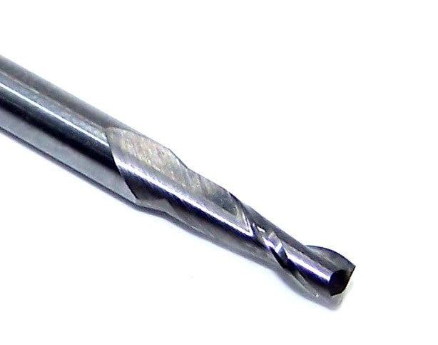 1612-0938.279CR Kyocera 3/32" Carbide 2 Flute End Mill .005" Radius .0938" Diameter .279" Flute 1.50" Length .125" Shank