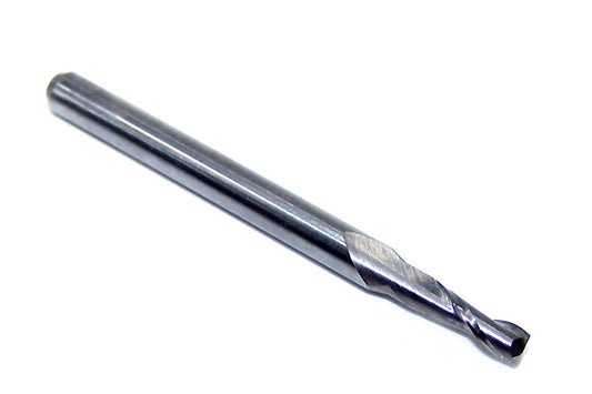 1612-0938.279CR Kyocera 3/32" Carbide 2 Flute End Mill .005" Radius .0938" Diameter .279" Flute 1.50" Length .125" Shank