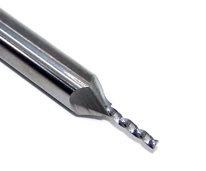 1700-0625.375A1 Oliver Tool 1/16" Carbide 3 Flute End Mill 1/4" Shank .0625" Diameter 0.375" Flute 2.00" OAL .250" Shank