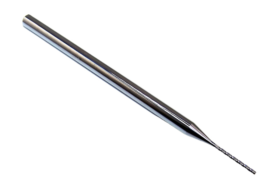 1710-0312.375 Oliver Tool 1/32" Carbide 3 Flute End Mill Extended Flute .0312" Diameter .375" Flute 2.5" OAL .125" Shank