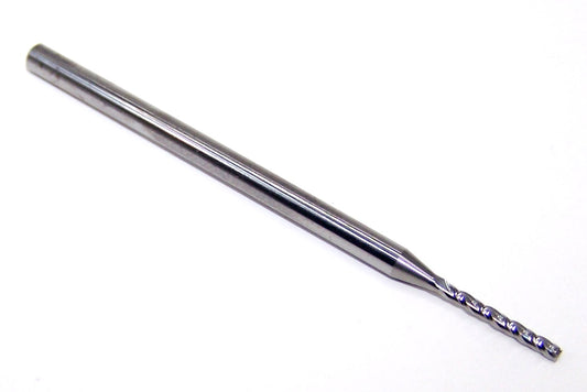 1710-0625.500 Oliver Tool 1/16" Carbide 3 Flute End Mill 0.0625" Diameter 0.500" Flute 2.50" Length 0.125" Shank