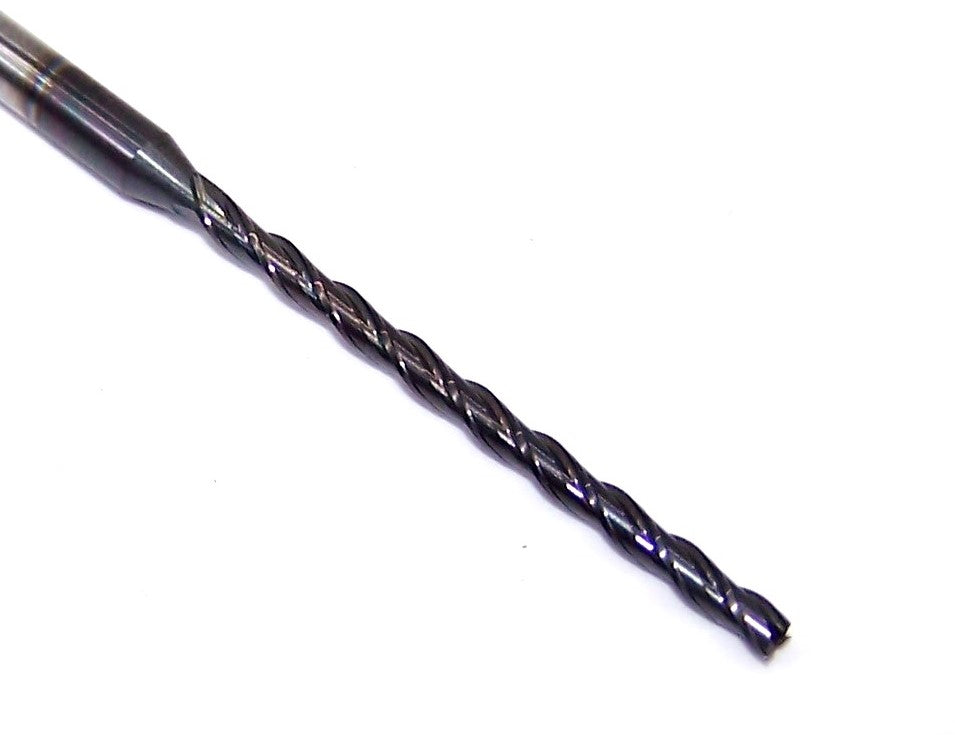 1710-0781D1187 Kyocera 5/64" Carbide 3 Flute End Mill DLC Coated 0.0781" Diameter 1.187" Flute 2.5" Length 0.125" Shank