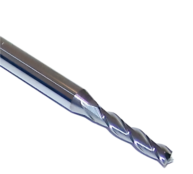 1710-0850.425 Kyocera 0.0850" Carbide 3 Flute End Mill 0.0850" Diameter 0.425" Flute 2.5" Length 0.125" Shank