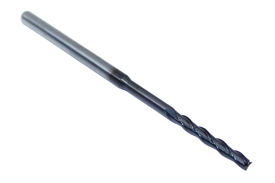 1740-1000D1250 Kyocera 0.1000" Carbide 3 Flute End Mill 1.25" Extended Reach DLC Coated 0.1000" Diameter .750" Flute 2.5" Length 0.125" Shank