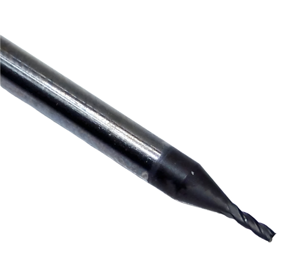 1810-0394V118 Kyocera 1.00mm Carbide 4 Flute End Mill SQ CVD Diamond .0394" Diameter .118" Flute 1.50" Length .1181" Shank