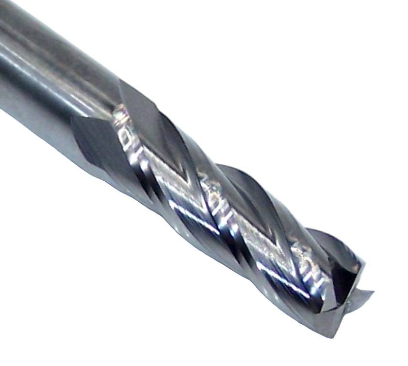 1810-1719.563 Kyocera 11/64" Carbide 4 Flute End Mill 0.1719" Diameter 0.563" Flute 2.0" Length 0.1875" Shank