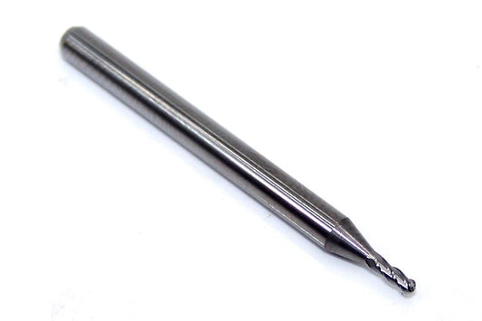 1825-0510.153 Kyocera .0510" Carbide 4 Flute End Mill Ball End 0.0510" Diameter 0.153" Flute 1.5" Length 0.125" Shank