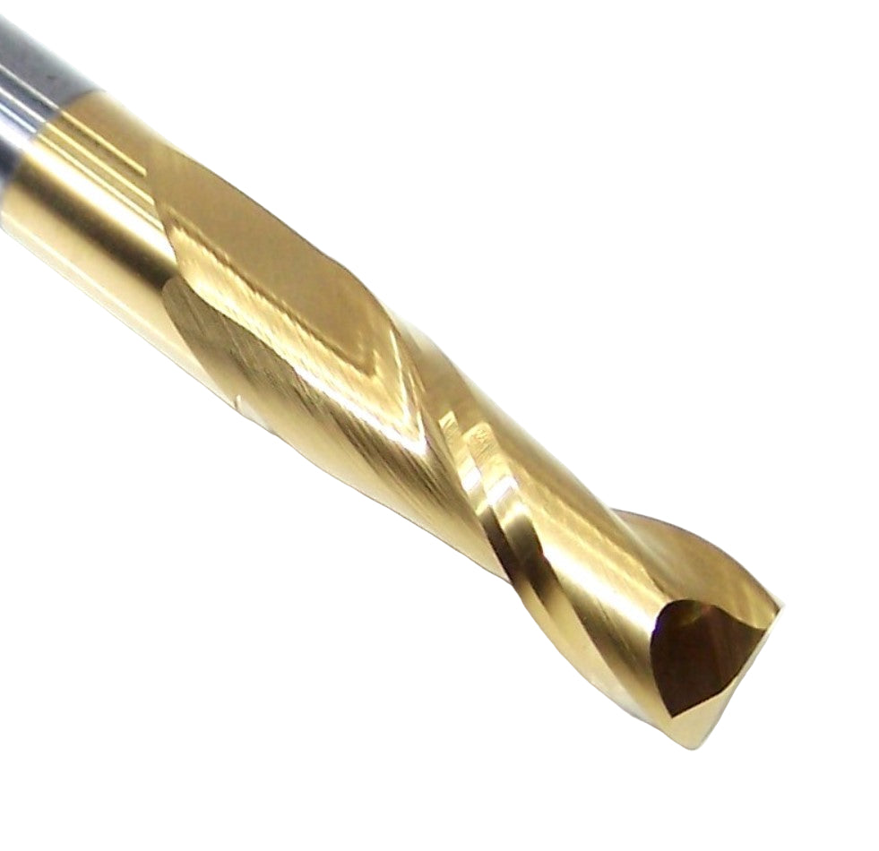 204-001131 Monster Tool 1/4" Carbide 2 Flute End Mill SQ Tin Coated .250" Diameter .750" Flute 2.50" Length .250" Shank