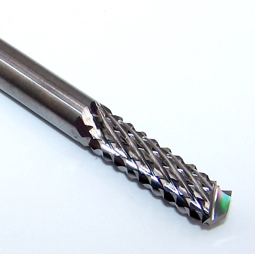 DIAMOND-CUT CARBIDE ROUTER BURRS UP-CUT DP 1/4" (.2500") Diameter from Kyocera Microtools 2120-2500.3750D