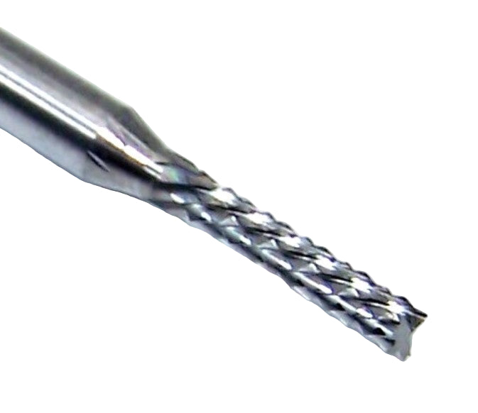 DIAMOND-CUT CARBIDE ROUTER BURRS 1.90mm (.0748") Diameter DOWN CUT KYOCERA MICROTOOLS 2121-0748.328F2