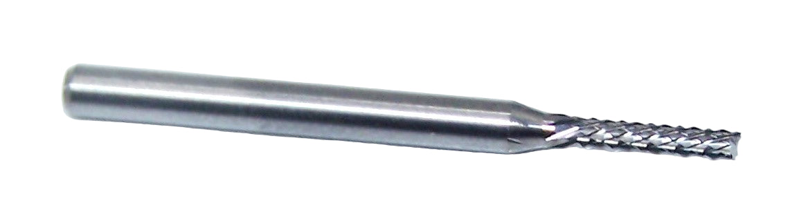 DIAMOND-CUT CARBIDE ROUTER BURRS 1.90mm (.0748") Diameter DOWN CUT KYOCERA MICROTOOLS 2121-0748.328F2