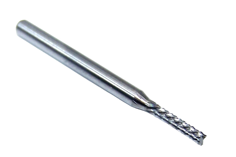 DIAMOND-CUT CARBIDE ROUTER BURRS 1.90mm (.0748") Diameter DOWN CUT KYOCERA MICROTOOLS 2121-0748.328F2