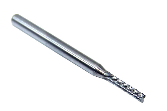 DIAMOND-CUT CARBIDE ROUTER BURRS 1.90mm (.0748") Diameter DOWN CUT KYOCERA MICROTOOLS 2121-0748.328F2