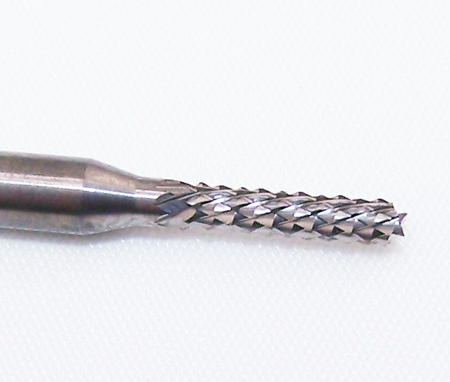 DIAMOND-CUT CARBIDE ROUTER BURRS 1.93mm (.0760") Diameter DOWN CUT Kyocera 2121-0760.328F2