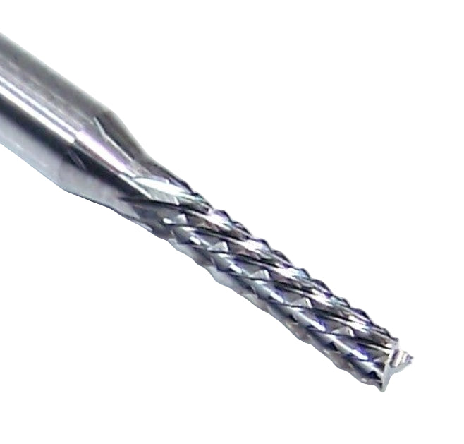 DIAMOND-CUT CARBIDE ROUTER BURRS 1.93mm (.0760") Diameter DOWN CUT Kyocera 2121-0760.328F2
