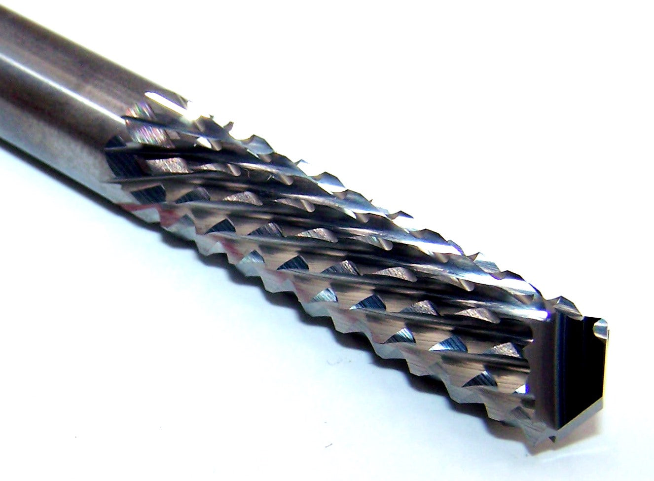 0.3150" DIAMOND-CUT CARBIDE ROUTER BURR DOWN-CUT 8mm DIA DRILL POINT Kyocera Microtools 2121-3150.984D