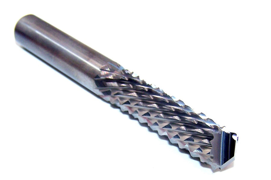 0.3150" DIAMOND-CUT CARBIDE ROUTER BURR DOWN-CUT 8mm DIA DRILL POINT Kyocera Microtools 2121-3150.984D