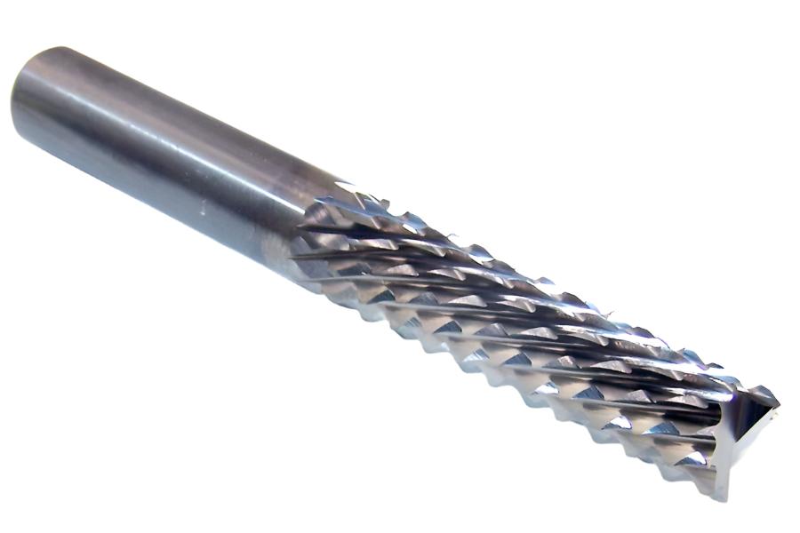 0.3150" DIAMOND-CUT CARBIDE ROUTER BURR DOWN-CUT 8mm DIA FISH TAIL Kyocera Microtools 2121-3150.984F