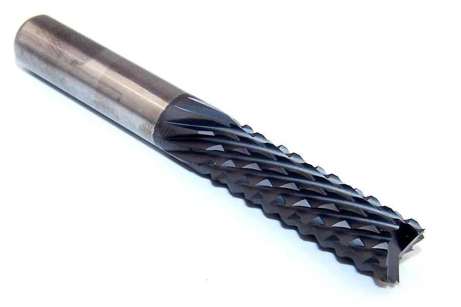 DIAMOND-CUT CARBIDE ROUTER BURR DOWN-CUT 8mm DIA (.315") FT PVD COATED Kyocera Microtools 2121-3150V984F