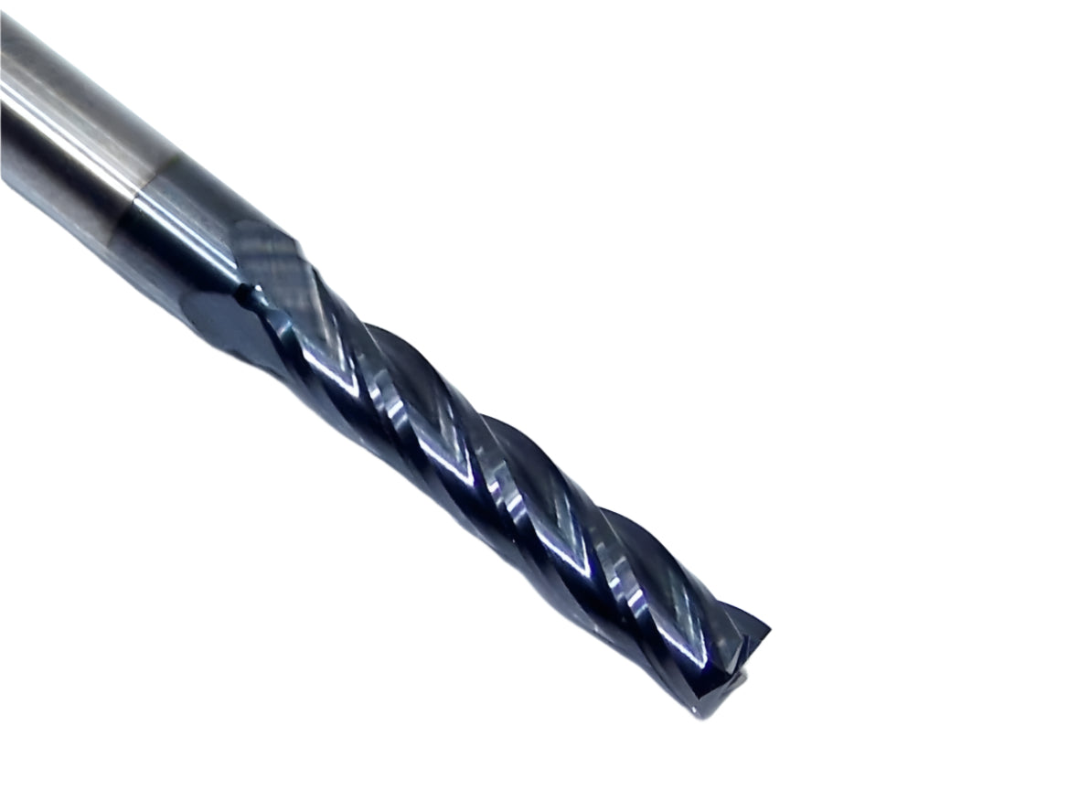 215-001008 Monster Tool 5/32" Carbide 4 Flute End Mill Long Length AlTiN Coated .1562" Diameter 0.750" Flute 2.50" Length 0.187" Shank GWS Tool Group