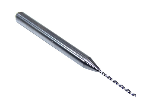 226-0303.400 Kyocera 0.77mm Carbide Drill 2 FLUTE 0.0303" Diameter 0.400" Flute 1.5" Length 0.1181" Shank 130° Point