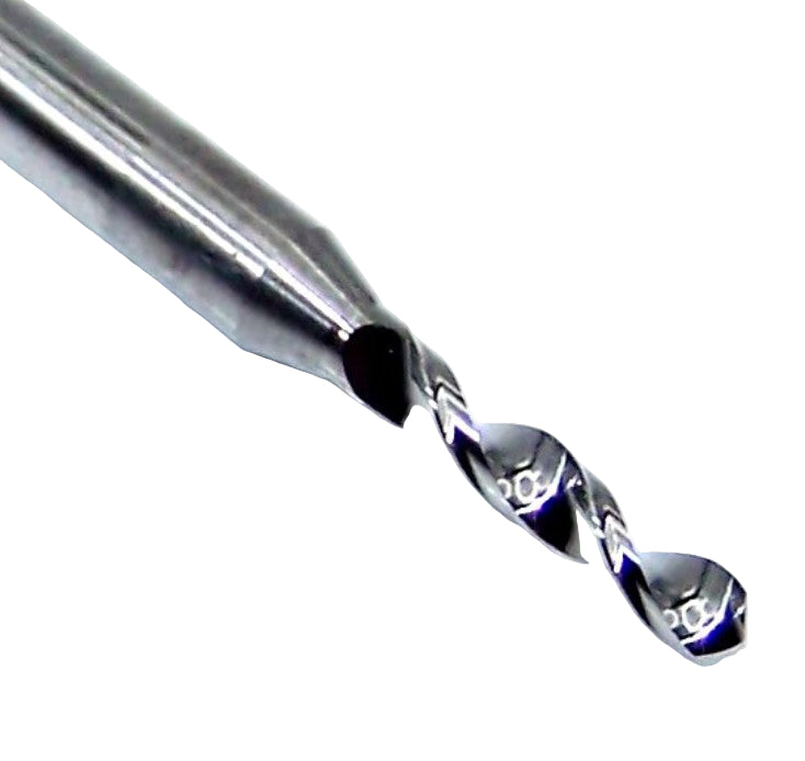 226-0740.400 Kyocera 1.88mm Carbide Drill 2 Flute 0.0740" Diameter 0.400" Flute 1.5" Length 0.1181" Shank 130° Point