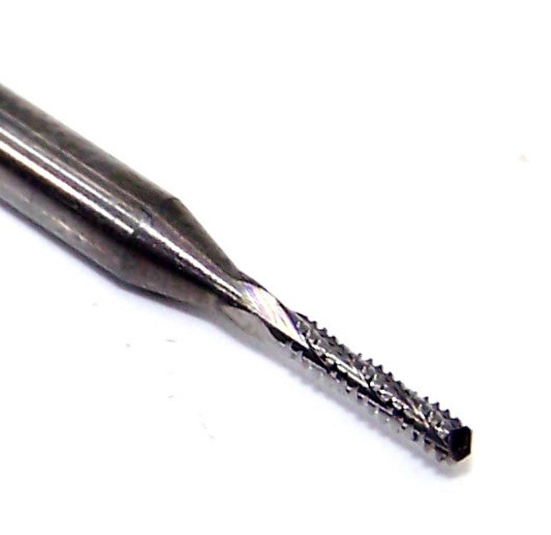 2300-0591.256D Kyocera 1.50mm Carbide Chipbreaker Router Burr Drill Point .0591" Diameter .256" Flute 1.50" Length .125" Shank