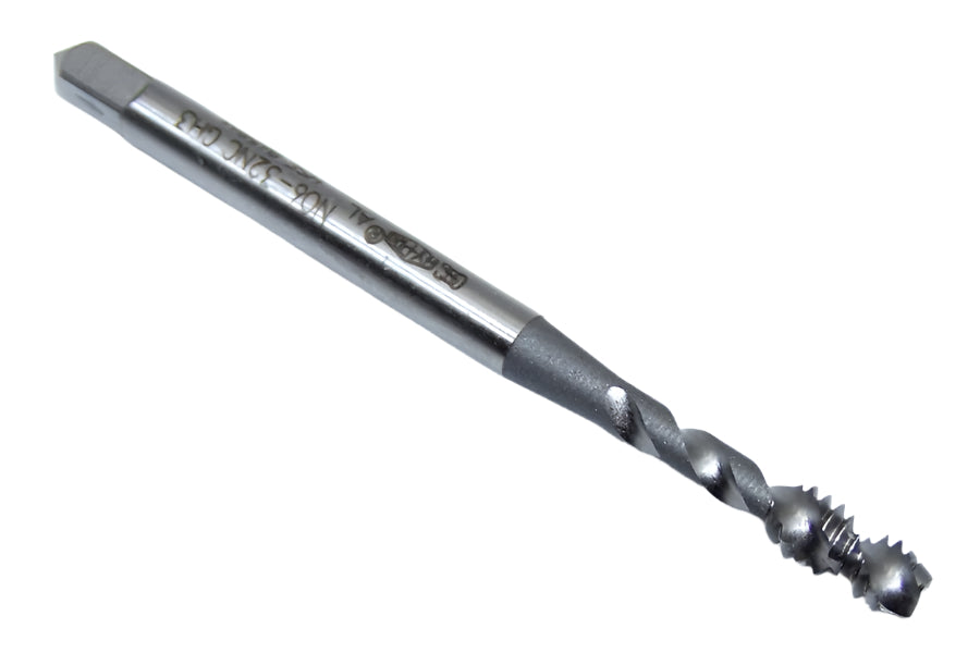 2952600 OSG 6-32 Bottom Cut Tap 2 Flute HSS H3 2.5P Bright HY-PRO AL for Aluminum