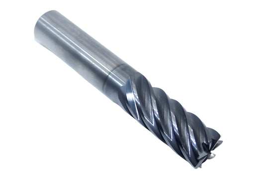 30207 Gorilla Mill 1/2" Carbide 7 Flute End Mill .030" Radius .500" Diameter 1.25" Flute 3" Length .500" Shank  GMS2 Coat