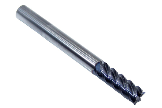 32659 Kyocera SGS 1/4" Carbide 5 Flute End Mill SQ AlTiN Coating  .250" Diameter .750" Flute 2.50" Length .250" Shank  V-Carb