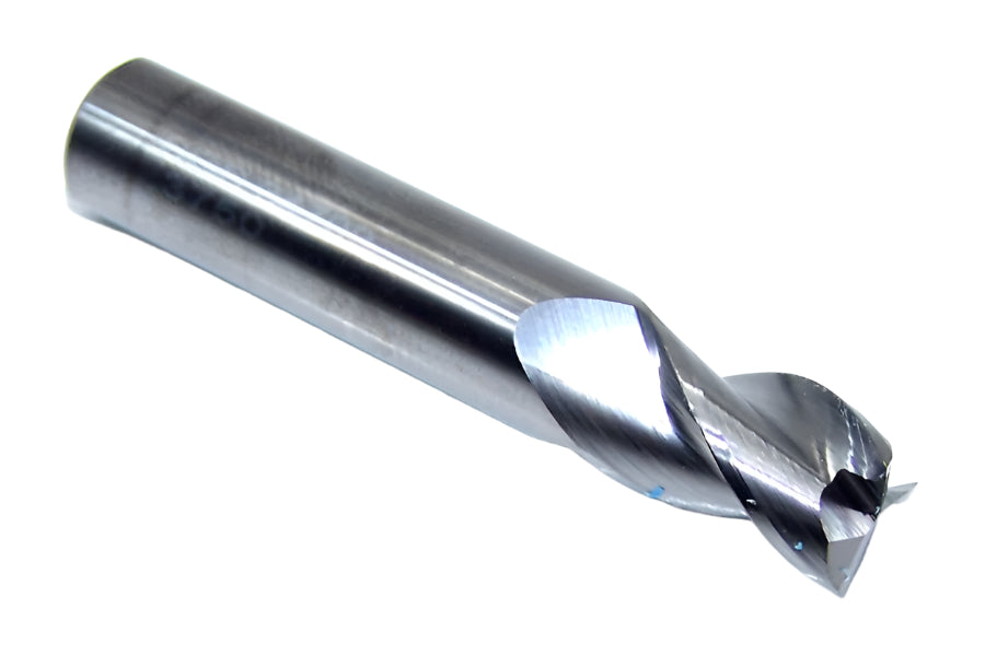 34709 Kyocera SGS 3/8" Carbide 3 Flute End Mill S-Carb Square 0.3750 Diameter .500 Flute 2.00 Length .375 Shank