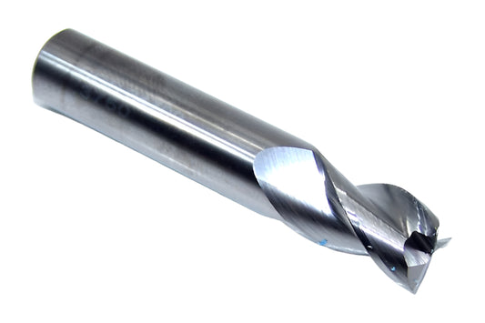 34709 Kyocera SGS 3/8" Carbide 3 Flute End Mill S-Carb Square 0.3750 Diameter .500 Flute 2.00 Length .375 Shank