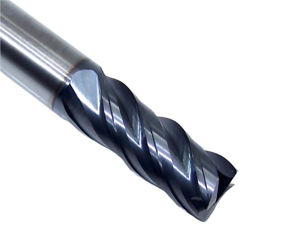 36572 Kyocera SGS 3/8" Carbide 4 Flute End Mill .020" Radius .375" Diameter .875" Flute 2.5" Length .375" Shank Z-Carb HTA