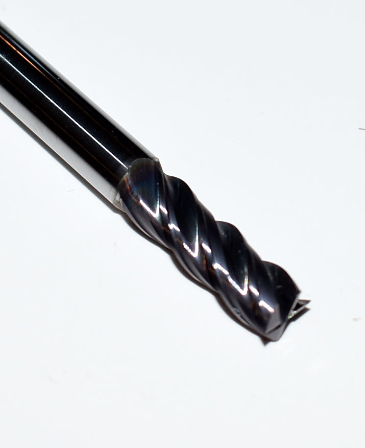 36596 Kyocera SGS 1/4" Carbide 4 Flute End Mill SQ .250" Diameter .750" Flute 2.50" Length .250" Shank  Z-Carb ZAP