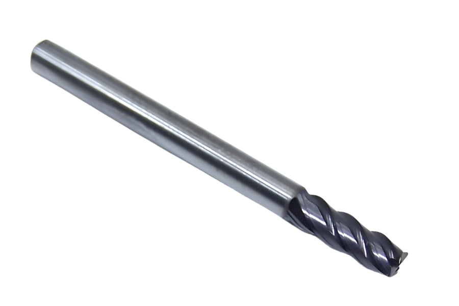 36851 Kyocera SGS 1/8" Carbide 4 Flute End Mill .015" Radius .125" Diameter .375" Flute1.50" Length .125" Shank Z-Carb AP