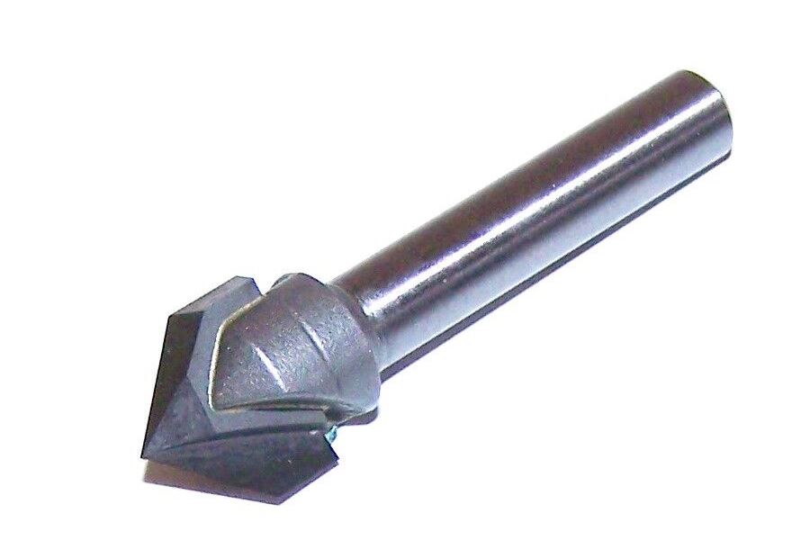 37-61 Onsrud 90° Carbide Tip V Groove Router Bit .500" Diameter 1.78" Length .250" Shank