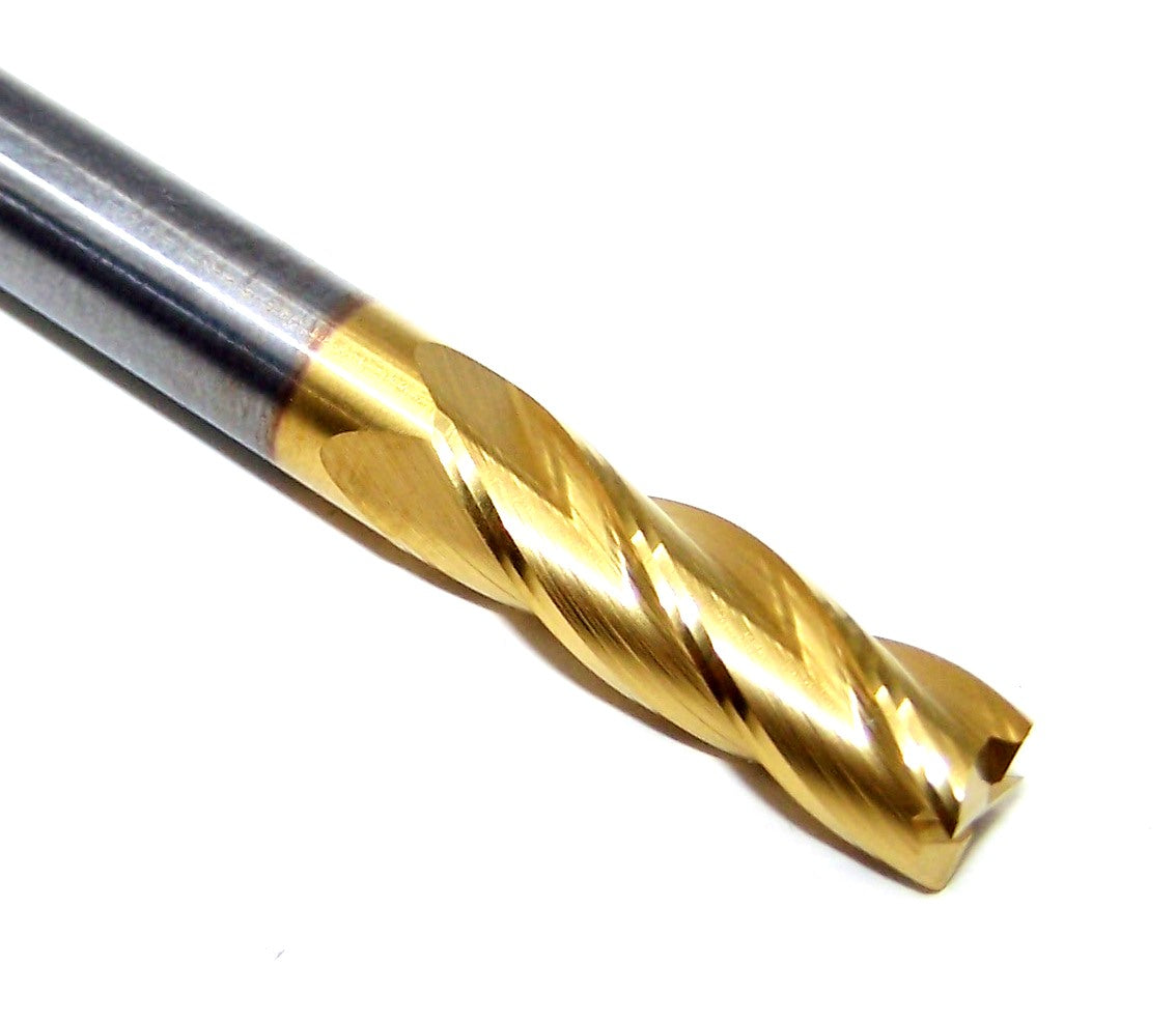 39131 Kyocera SGS 1/4" Carbide End Mill 4 Flute SQ TIN .2500" DIA .750" Flute 2.50 Length .250" Shank