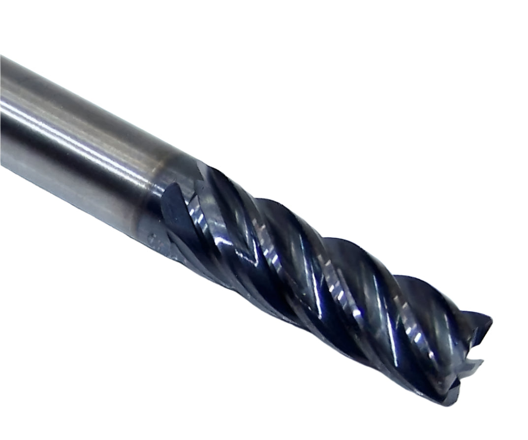 UCDE250J5BRA KCPM15 Kennametal 1/4" Carbide 5 Flute End Mill .015 Radius .250" Diameter .750" Flute 2.50" Length .250" Shank HARVI II 4048712