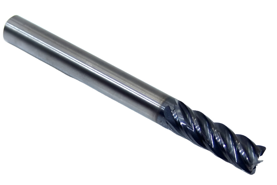 UCDE250J5BRA KCPM15 Kennametal 1/4" Carbide 5 Flute End Mill .015 Radius .250" Diameter .750" Flute 2.50" Length .250" Shank HARVI II 4048712