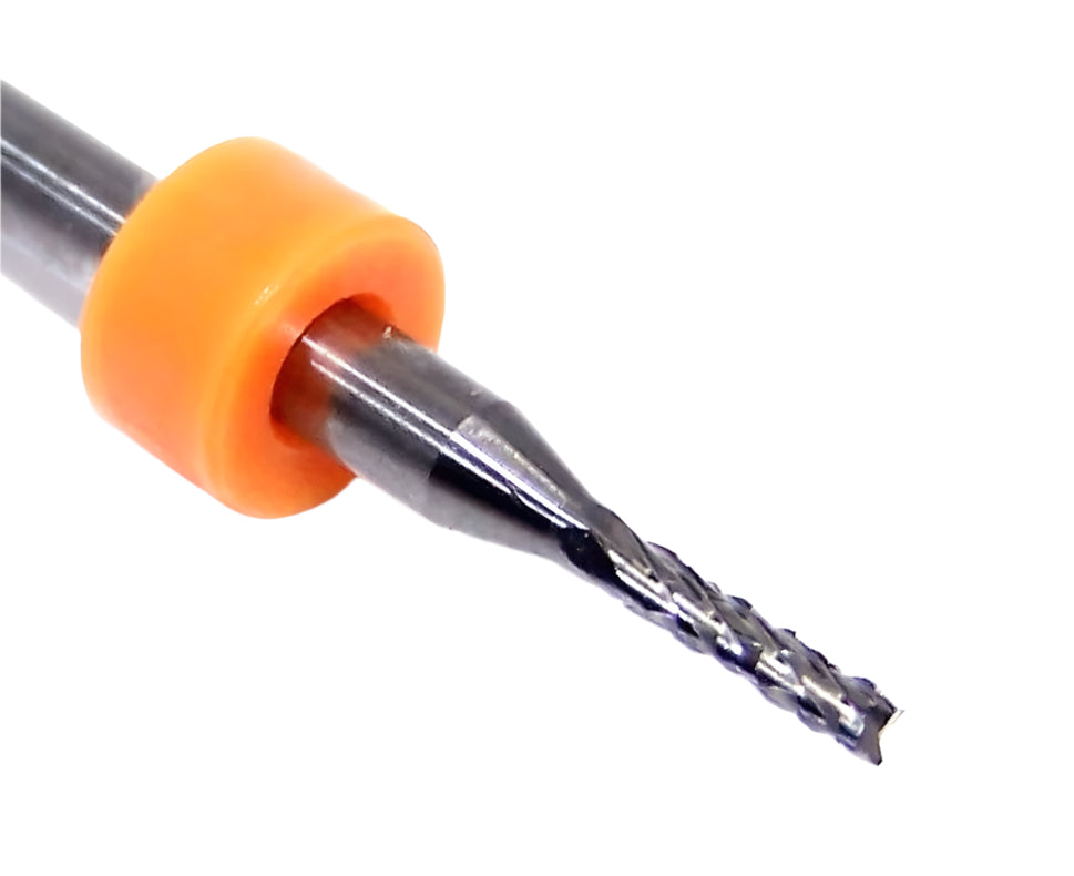 4100P0630F256 Kyocera 1.60mm Diamond-Cut Carbide Router Burr Fishtail .0630" Diameter .256" Flute 1.50" Length .125" Shank