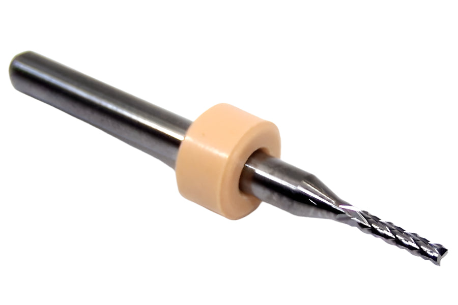 4100Q0591.256T1 Kyocera 1.50mm Diamond-Cut Carbide Router Burr Fishtail .0591" Diameter .256" Flute 1.50" Length .125" Shank