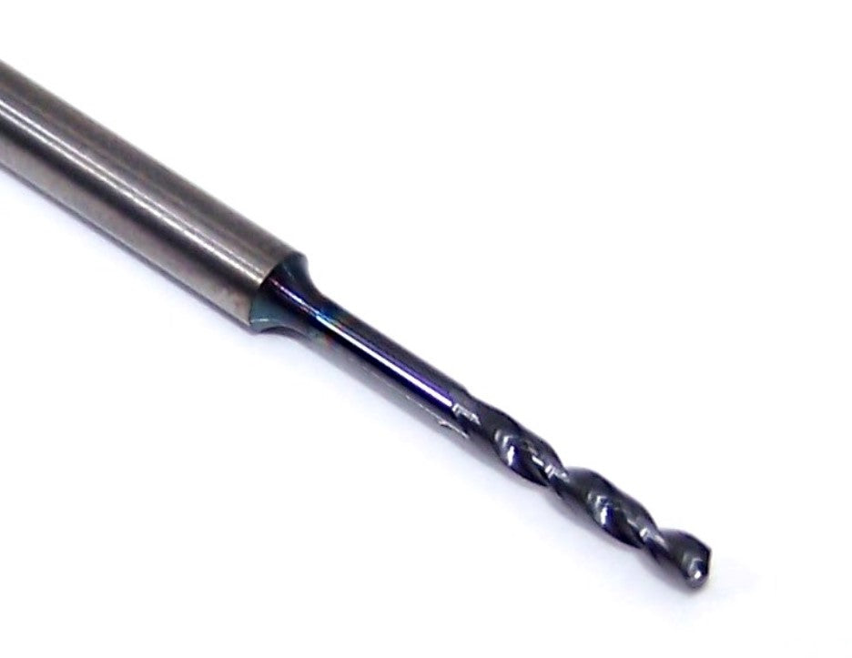 51271 SGS Carbide 1/16" Carbide Drill 2 Flute External Coolant AlTiN .0625" Diameter 0.4375" Flute 2.00" Length .125" Shank 145° Point