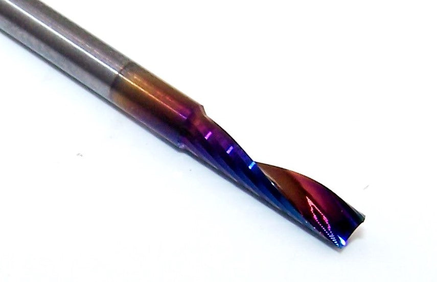 51410-K Amana Tool 1/8" Carbide 1 Flute "O" Router Spectra Coated .1250" Diameter .500" Flute 2.00" Length .125" Shank