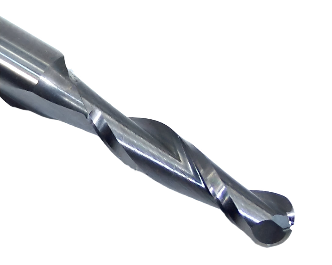 52-260B Onsrud 3/16" Carbide 2 Flute Router End Mill Ball End .1875" Diameter .750" Flute 2.00" Length .250" Shank