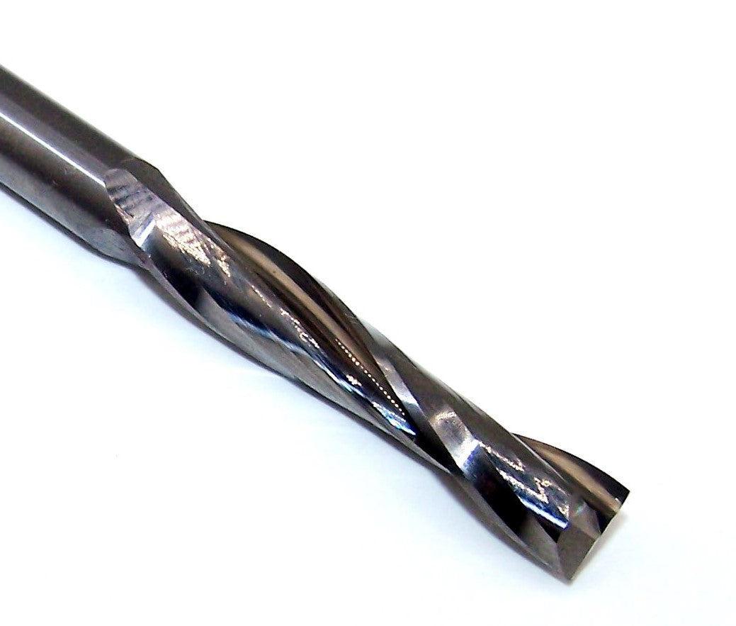 52-700 Onsrud 1/4" Carbide 2 Flute Up Cut Router O Flute .250" Diameter 1.25" Flute 3.00" Length .250" Shank