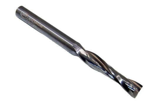 52-700 Onsrud 1/4" Carbide 2 Flute Up Cut Router O Flute .250" Diameter 1.25" Flute 3.00" Length .250" Shank